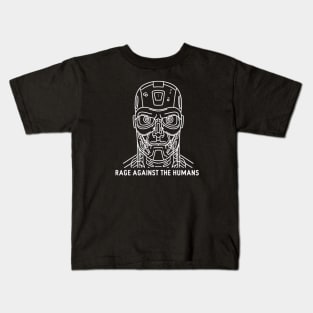 Rage against the humans Kids T-Shirt